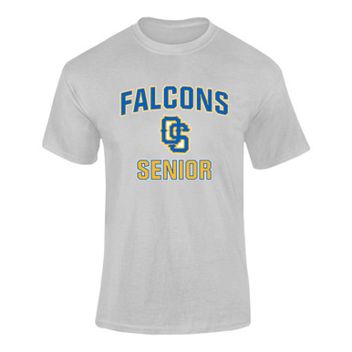 Olathe South Falcons OS Script Senior #1 Men's SS T-Shirt