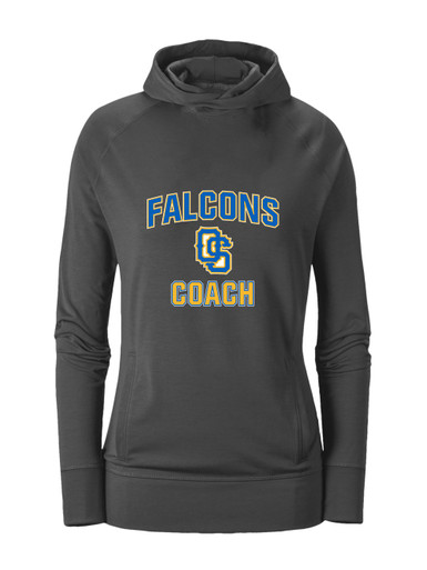 Olathe South Falcons OS Script Coach Women's Hoodie