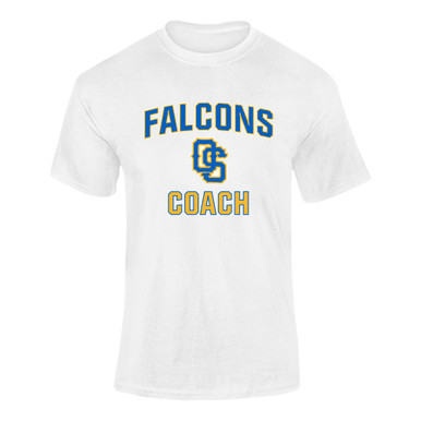 Olathe South Falcons OS Script Coach Men's Premium SS T-Shirt