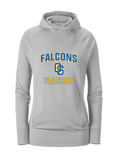 Olathe South Falcons OS Script Teacher Women's Hoodie