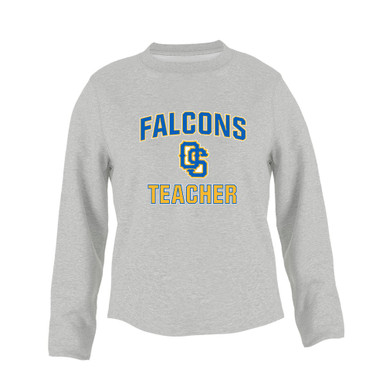 Olathe South Falcons OS Script Teacher Women's Sweatshirt