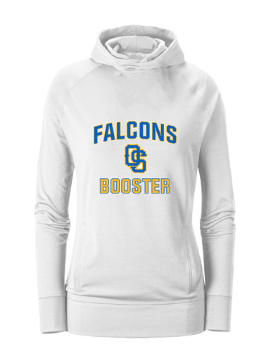Olathe South Falcons OS Script Booster Women's Hoodie