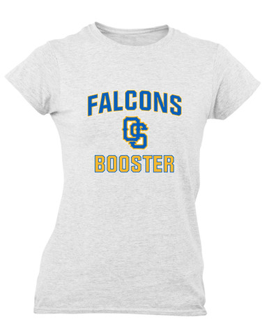 Olathe South Falcons OS Script Booster Women's Premium SS T-Shirt