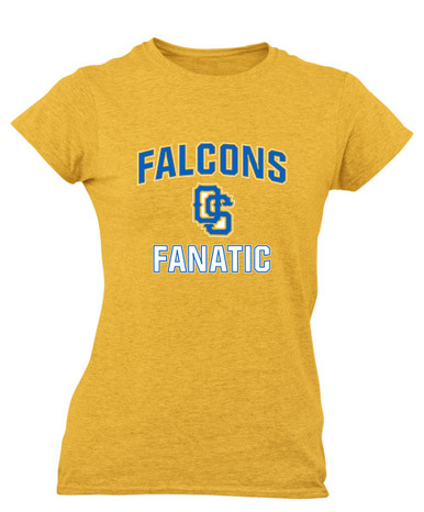 Olathe South Falcons OS Script Fanatic Women's Premium SS T-Shirt