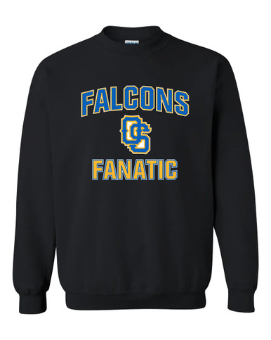 Olathe South Falcons OS Script Fanatic Men's Sweatshirt