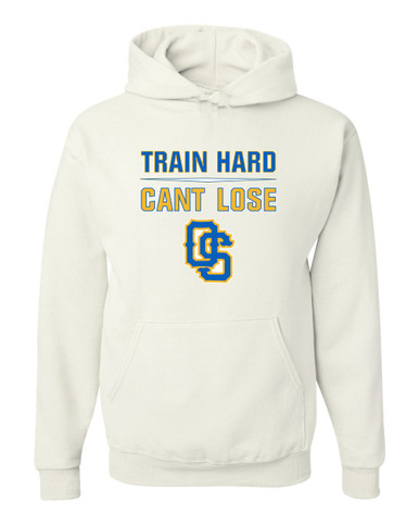 Olathe South Falcons OS Script Train Hard, Can't Lose Men's Premium Hoodie