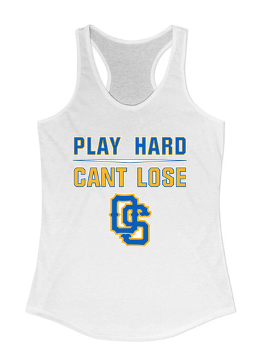Olathe South Falcons OS Script Play Hard, Can't Lose Women's Tank Top