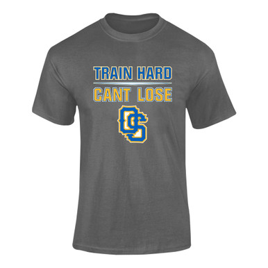 Olathe South Falcons OS Script Train Hard, Can't Lose Men's SS T-Shirt