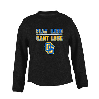 Olathe South Falcons OS Script Play Hard, Can't Lose Women's Sweatshirt