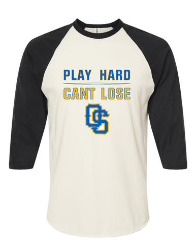 Olathe South Falcons OS Script Play Hard, Can't Lose Women's Baseball T-Shirt
