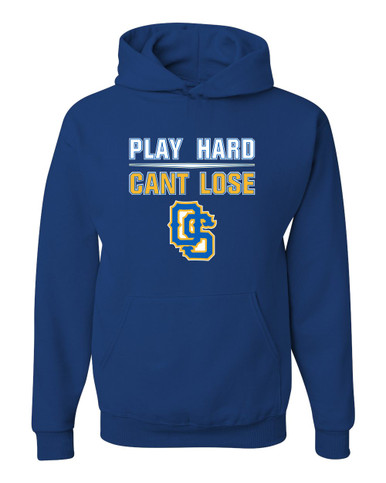 Olathe South Falcons OS Script Play Hard, Can't Lose Men's Premium Hoodie
