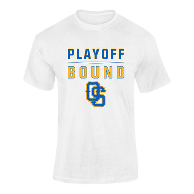 Olathe South Falcons OS Script Playoff Bound Men's Premium SS T-Shirt