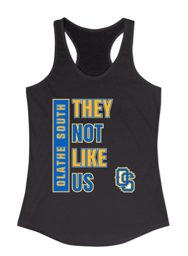 Olathe South Falcons OS Script They Not Like Us #1 Women's Tank Top