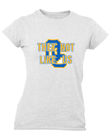 Olathe South Falcons OS Script They Not Like Us #2 Women's SS T-Shirt