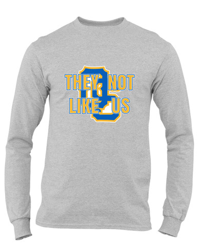 Olathe South Falcons OS Script They Not Like Us #2 Men's Premium LS T-Shirt