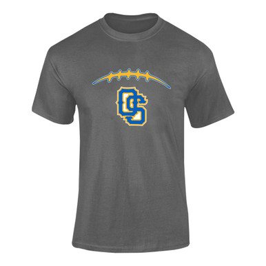 Olathe South Falcons OS Script Football #2 Men's Premium SS T-Shirt