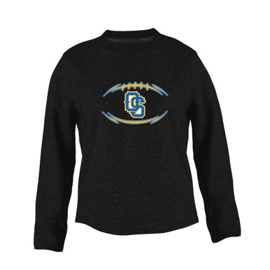 Olathe South Falcons OS Script Football #3 Women's Sweatshirt