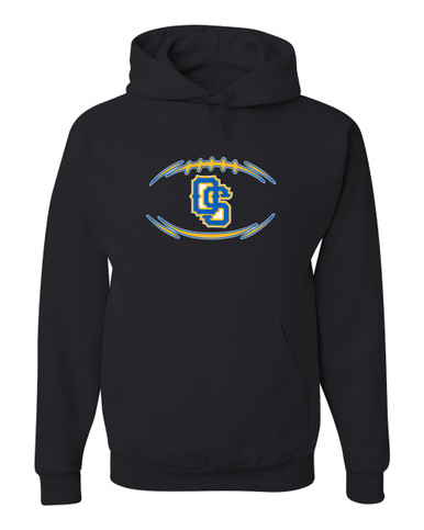 Olathe South Falcons OS Script Football #3 Men's Premium Hoodie