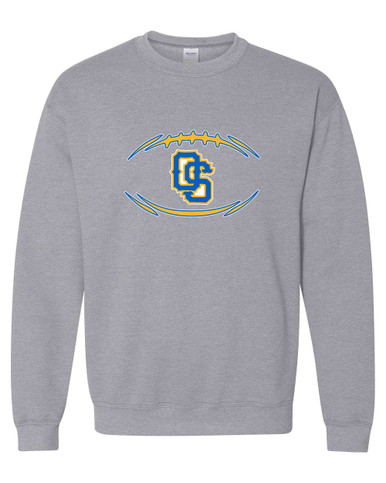 Olathe South Falcons OS Script Football #3 Men's Sweatshirt