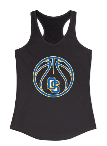 Olathe South Falcons OS Script Basketball #2 Women's Tank Top