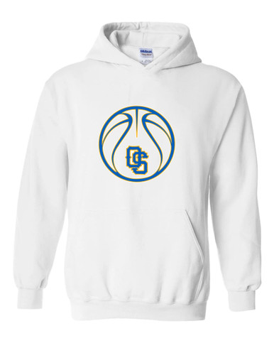 Olathe South Falcons OS Script Basketball #2 Men's Hoodie