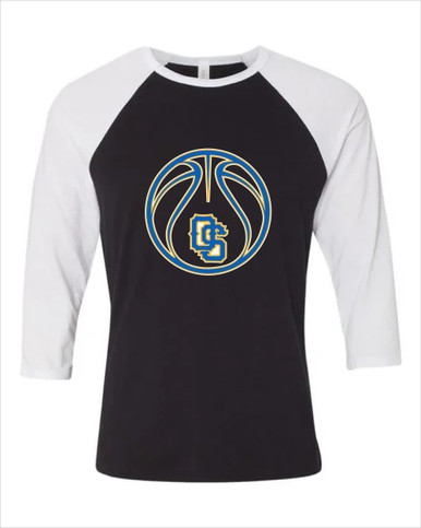 Olathe South Falcons OS Script Basketball #2 Women's Baseball T-Shirt
