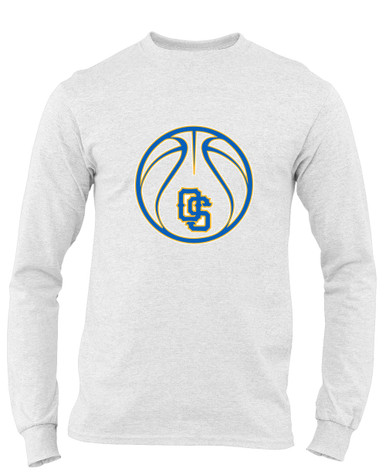 Olathe South Falcons OS Script Basketball #2 Men's LS T-Shirt
