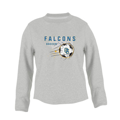 Olathe South Falcons OS Script Soccer #2 Women's Sweatshirt