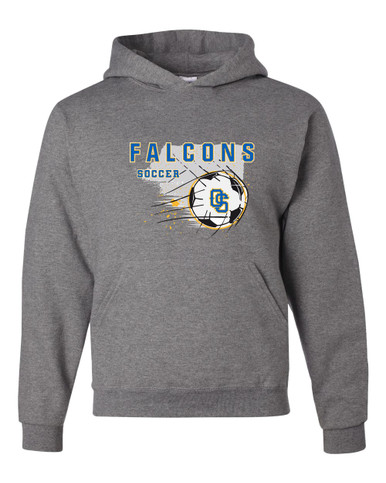 Olathe South Falcons OS Script Soccer #2 Men's Premium Hoodie