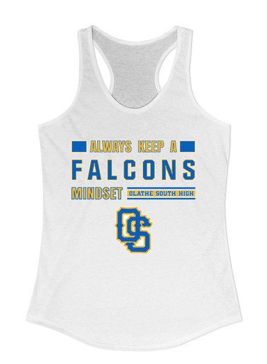 Olathe South Falcons OS Script Mindset Women's Tank Top