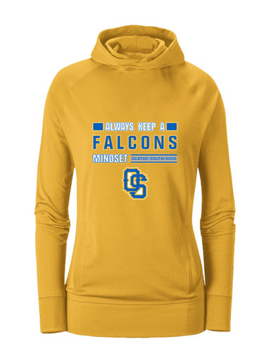 Olathe South Falcons OS Script Mindset Women's Hoodie