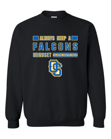 Olathe South Falcons OS Script Mindset Men's Sweatshirt