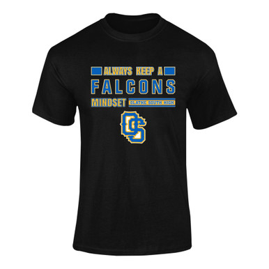 Olathe South Falcons OS Script Mindset Men's SS T-Shirt