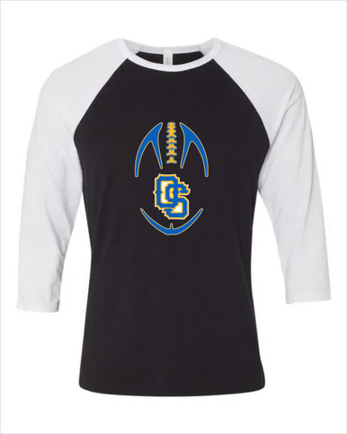 Olathe South Falcons OS Script Football #4 Women's Baseball T-Shirt