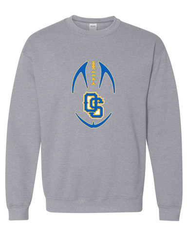 Olathe South Falcons OS Script Football #4 Men's Sweatshirt