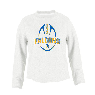 Olathe South Falcons OS Script Football #5 Men's Sweatshirt