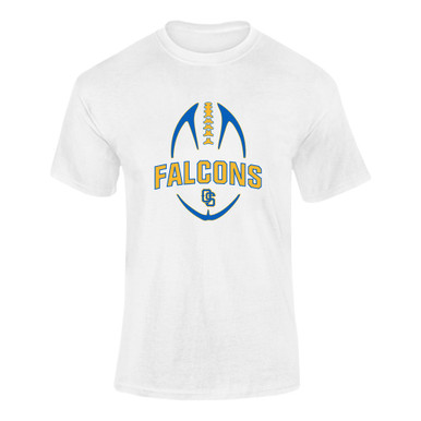 Olathe South Falcons OS Script Football #5 Men's SS T-Shirt