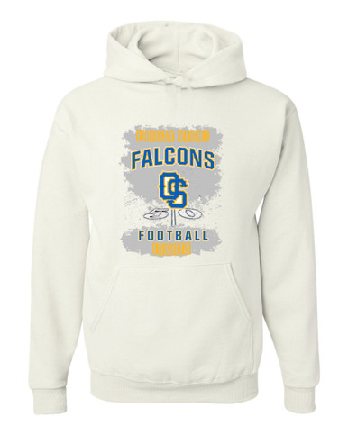 Olathe South Falcons OS Script Football #6 Men's Premium Hoodie