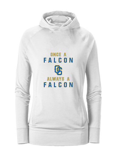 Olathe South Falcons OS Script Once A Women's Hoodie