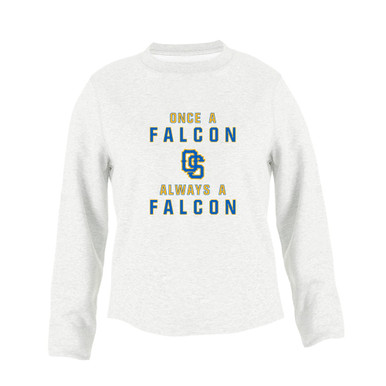 Olathe South Falcons OS Script Once A Women's Sweatshirt