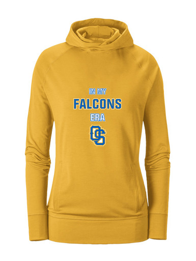 Olathe South Falcons OS Script Era #1 Women's Hoodie