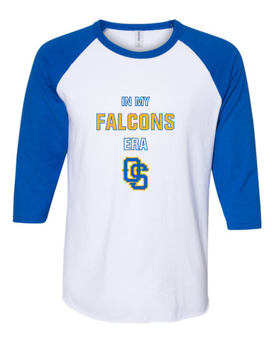 Olathe South Falcons OS Script Era #1 Women's Baseball T-Shirt