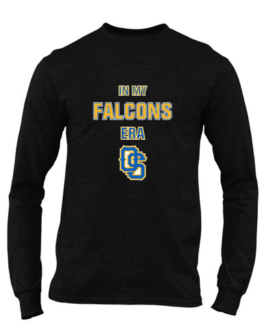 Olathe South Falcons OS Script Era #1 Men's Premium LS T-Shirt