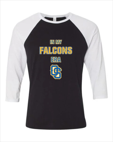 Olathe South Falcons OS Script Era #1 Men's Baseball T-Shirt