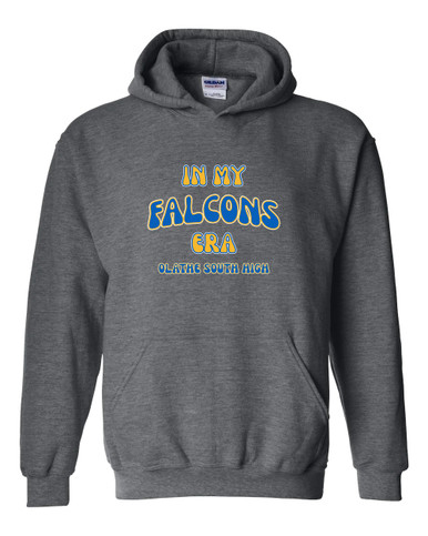 Olathe South Falcons OS Script Era #2 Men's Hoodie