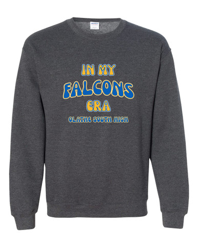 Olathe South Falcons OS Script Era #2 Men's Sweatshirt