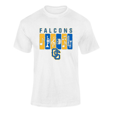 Olathe South Falcons OS Script Band # 2 Men's Premium SS T-Shirt