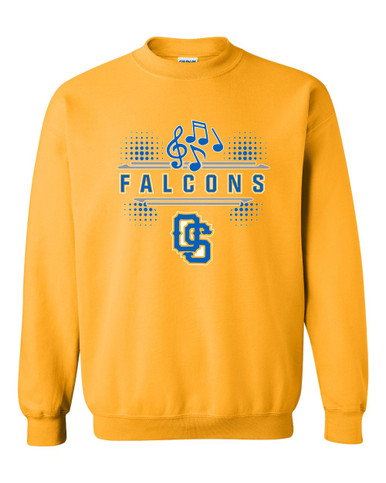 Olathe South Falcons OS Script Band # 3 Men's Sweatshirt