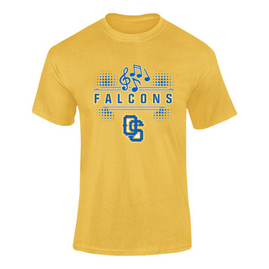 Olathe South Falcons OS Script Band # 3 Men's Premium SS T-Shirt