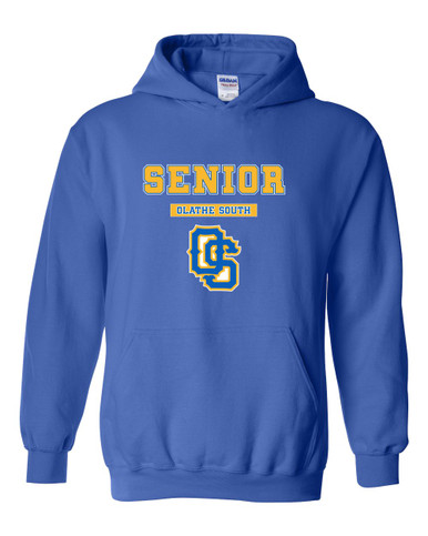 Olathe South Falcons OS Script Senior #2 Men's Hoodie